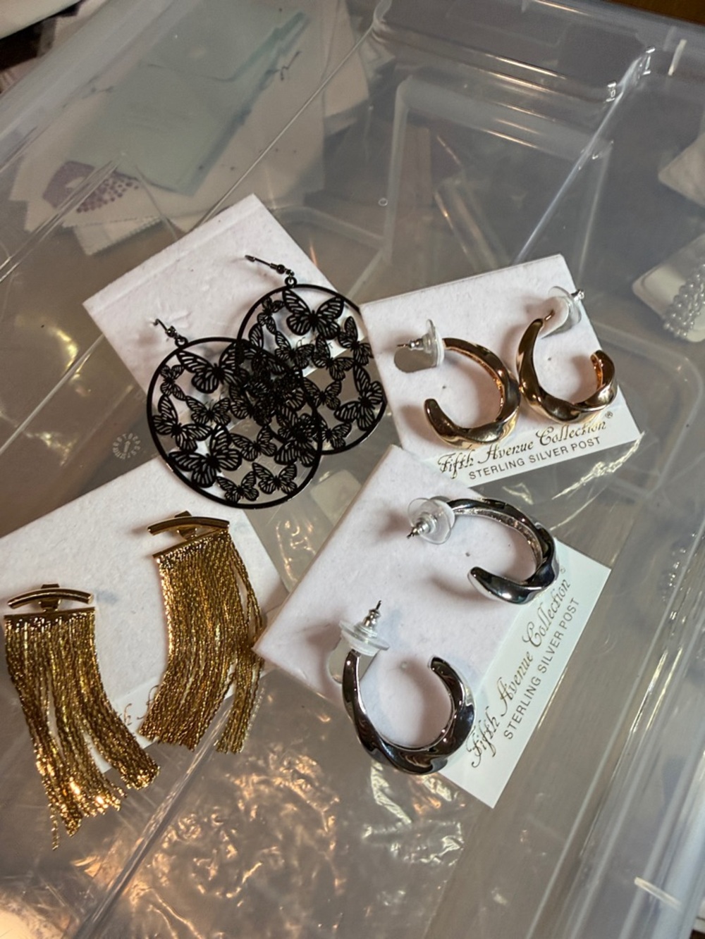 4 Piece Earring Set